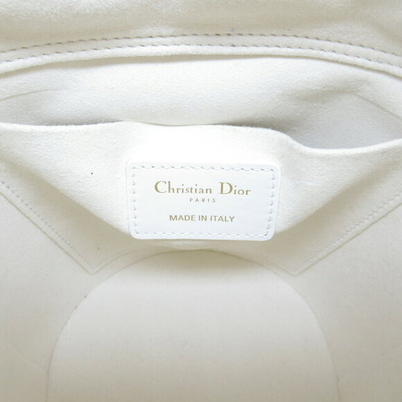 Dior Vibe Bucket Bag Shoulder Bag white leather - Picture 6 of 8